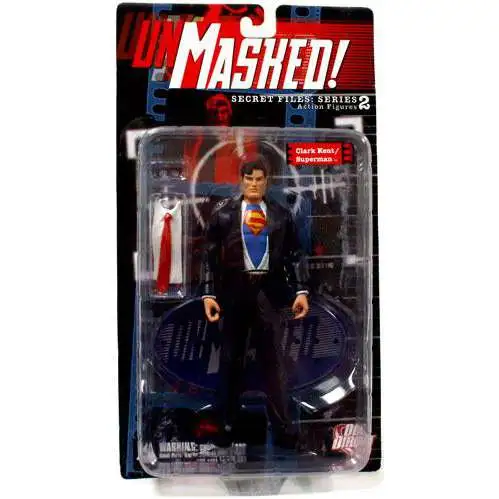 DC Secret Files Series 2 Unmasked Clark Kent / Superman Action Figure