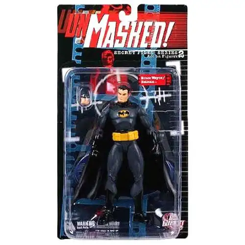 Secret Files Series 2 Unmasked Bruce Wayne / Batman Action Figure