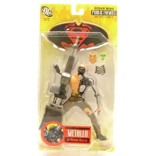 DC Superman Batman Series 1 Public Enemies Metallo Action Figure