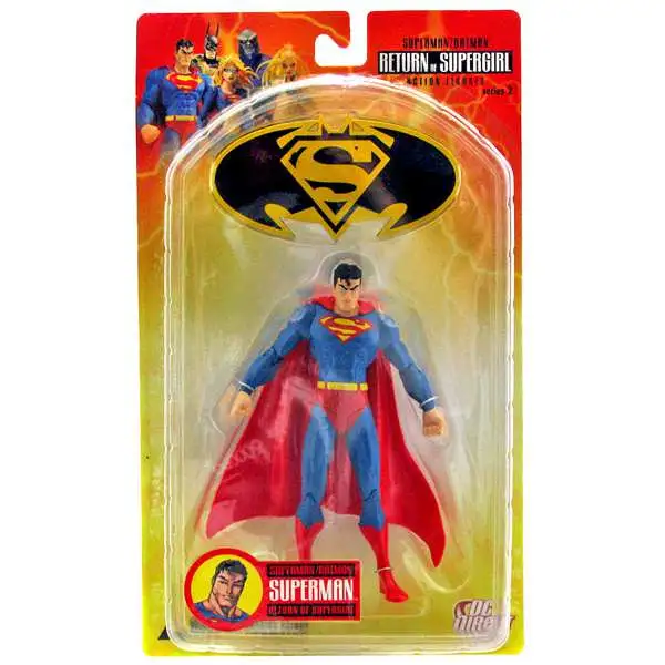 DC Batman / Superman Return of Supergirl Series 2 Superman Action Figure