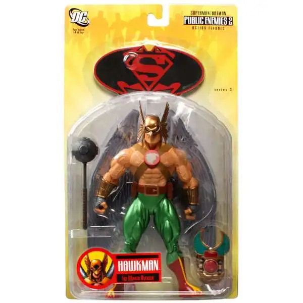DC Superman Batman Series 3 Public Enemies 2 Hawkman Action Figure