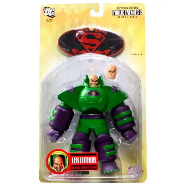 DC Superman Batman Series 3 Public Enemies 2 Armored Lex Luthor Action Figure