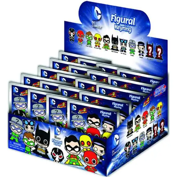 DC 3D Figural Keyring Series 2 Mystery Box [24 Packs]