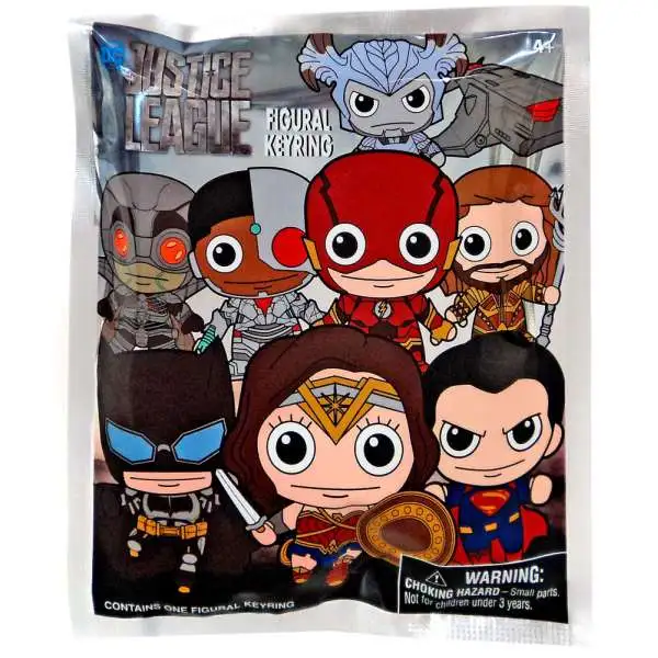 DC 3D Figural Keyring Justice League Movie Mystery Pack [1 RANDOM Figure]