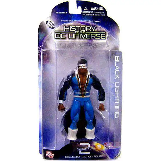 History of the DC Universe Series 2 Black Lightning Action Figure