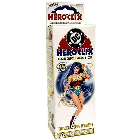 DC HeroClix Cosmic Justice Booster Pack [4 RANDOM Figures]