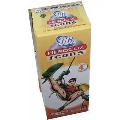 DC HeroClix Icons Booster Pack [4 RANDOM Figures]