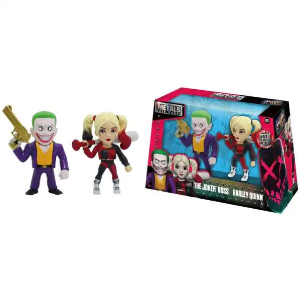 DC Suicide Squad Metals The Joker Boss & Harley Quinn Action Figure