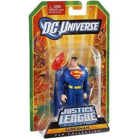 DC Universe Justice League Unlimited Fan Collection Superman Action Figure [Blue]