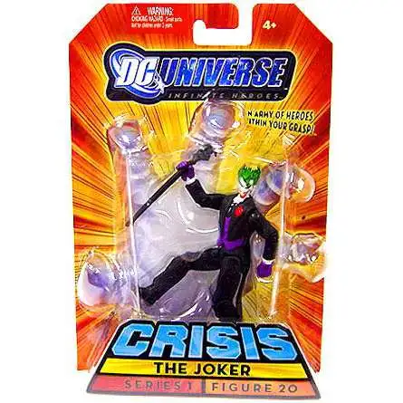 DC Universe Crisis Series 1 The Joker Action Figure #20 [Black Suit]