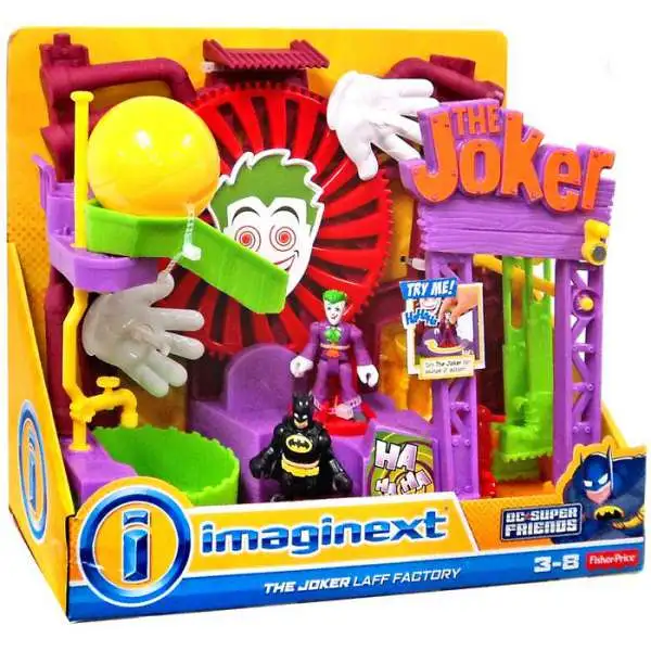 Fisher Price DC Super Friends Imaginext The Joker Laff Factory Playset [2014]