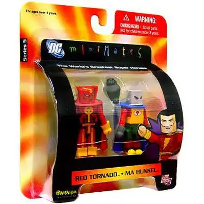 DC Minimates Series 5 Red Tornado & Ma Hunkel Minifigure 2-Pack