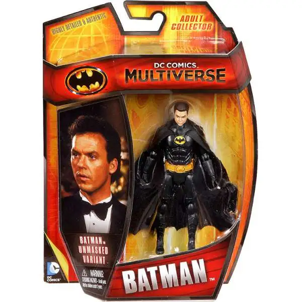 1989 Movie DC Comics Multiverse Batman Unmasked Action Figure