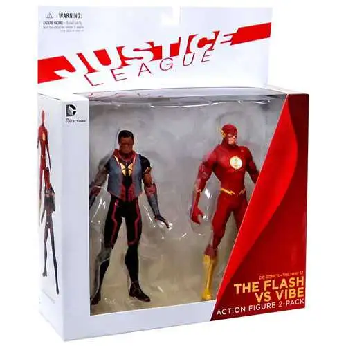 DC Justice League The New 52 The Flash vs. Vibe Action Figure 2-Pack