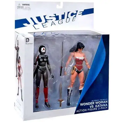 DC Justice League The New 52 Wonder Woman vs. Katana Action Figure 2-Pack