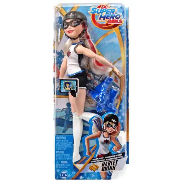 DC Super Hero Girls Roller Derby Harley Quinn 12 Doll Mattel Toys
