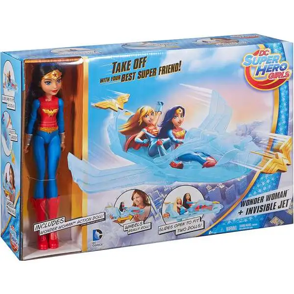 DC Super Hero Girls Wonder Woman & Invisible Jet Playset