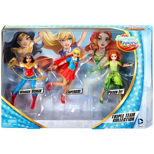 DC Super Hero Girls Triple Team Collection Action Figure 3-Pack