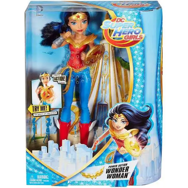 DC Super Hero Girls Power Action Wonder Woman 11-Inch Doll