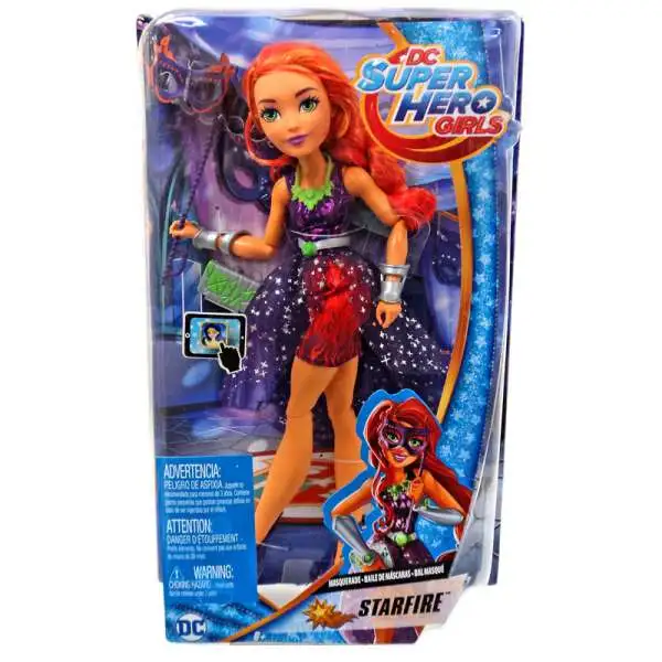 DC Super Hero Girls Masquerade Starfire 12-Inch Deluxe Doll