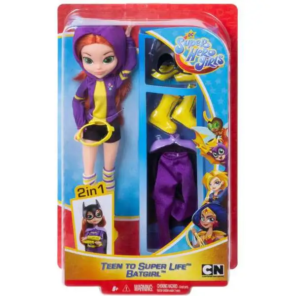 DC Super Hero Girls Teen to Super Life Batgirl 12-Inch Doll