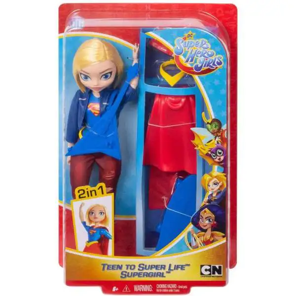 DC Super Hero Girls Teen to Super Life Supergirl 12-Inch Doll