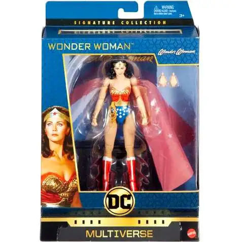 DC Multiverse Signature Collection Wonder Woman Action Figure [1975, Lynda Carter, Damaged Package]
