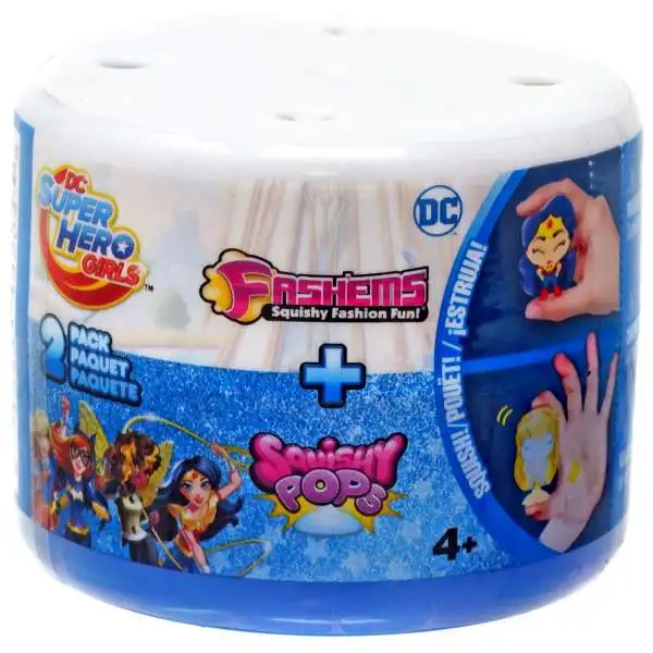 DC Super Heroes Girls FashEms (MashEms) Series 1 FashEms (MashEms) + Squishy Pops Mystery Capsule Pack