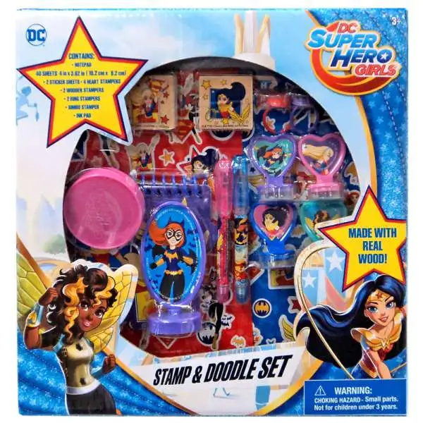 DC Super Hero Girls Stamp & Doodle Set