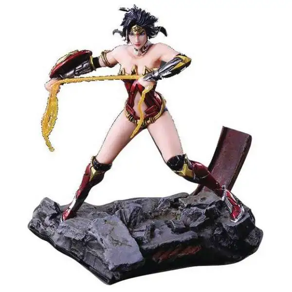 DC Comics Variant Trading Arts Figure Wonder Woman 4.5-Inch PVC Figure [Loose]
