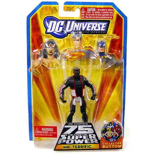 DC Universe 75 Years of Super Power Infinite Heroes Mr. Terrific Action Figure