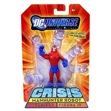 DC Universe Crisis Infinite Heroes Series 1 Manhunter Robot Action Figure #10