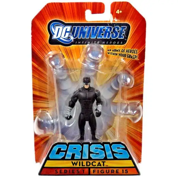 DC Universe Crisis Series 1 Wildcat Action Figure #15 [Black Suit Variant]