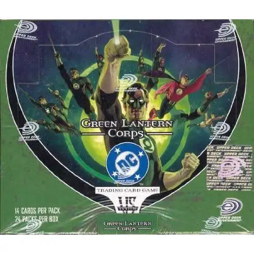 DC VS System Trading Card Game Green Lantern Corps Booster Box [24 Packs]