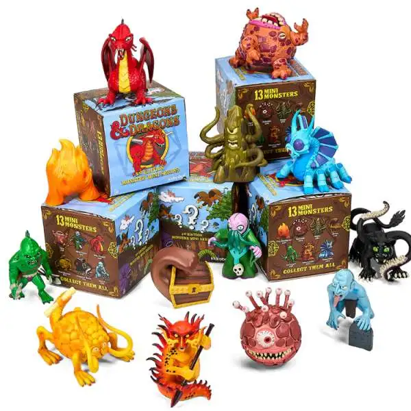 Dungeons & Dragons Vinyl Figure Monsters Series 1 3-Inch Mystery Pack [1 RANDOM Figure]