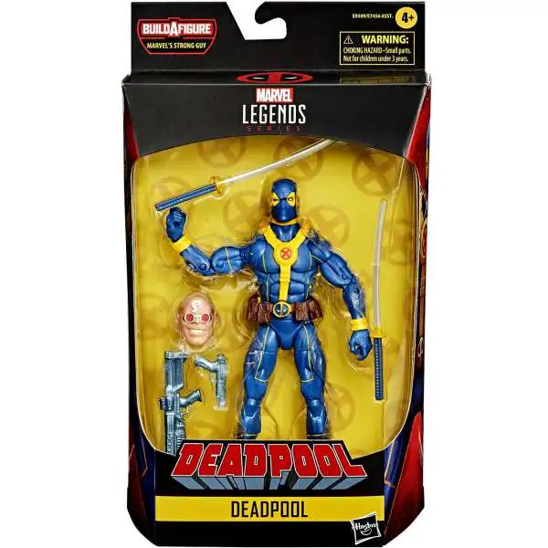 Marvel Legends Strong Guy Series Deadpool Action Figure [Yellow & Blue]