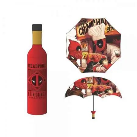Marvel Deadpool Chimichanga Bottle Umbrella Apparel