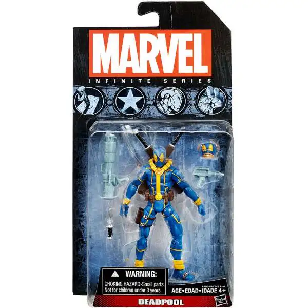 Marvel X-Men Avengers Infinite 2015 Series 3 Deadpool Action Figure [Blue X-Men Costume, Loose]