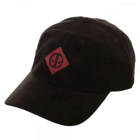 Marvel Deadpool Leather Label Suede Cap