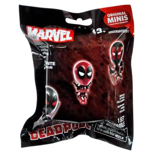 Marvel Original Minis Series 1 Deadpool Bobble Head Mystery Pack