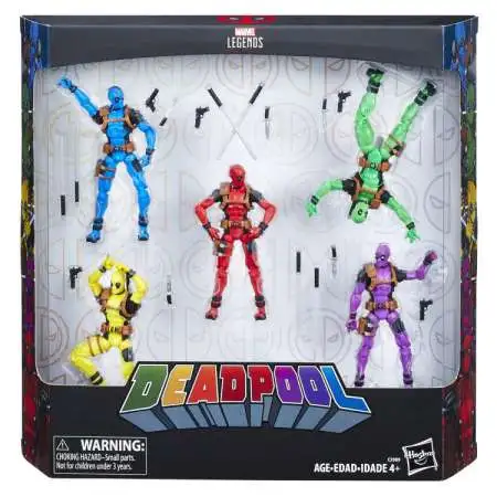 Marvel Deadpool Rainbow Squad Exclusive Action Figure 5-Pack [Solo, Terror, Slapstick, Foolkiller & Deadpool]
