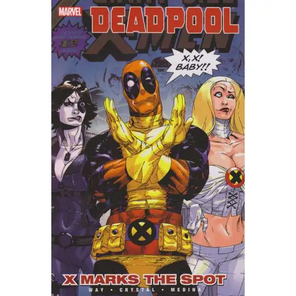 Marvel Deadpool X Marks the Spot Trade Paperback Comic Book #3 [Sun Damage on Spine]