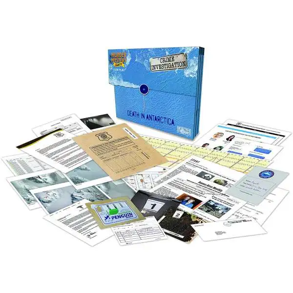Crime Investigation Detective Stories Death in Antartica Murder Mystery Party Game