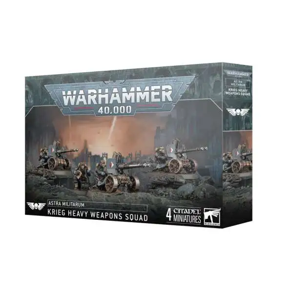 Warhammer 40,000 Astra Militarum Death Korps of Krieg Heavy Weapons Squad Model Kit