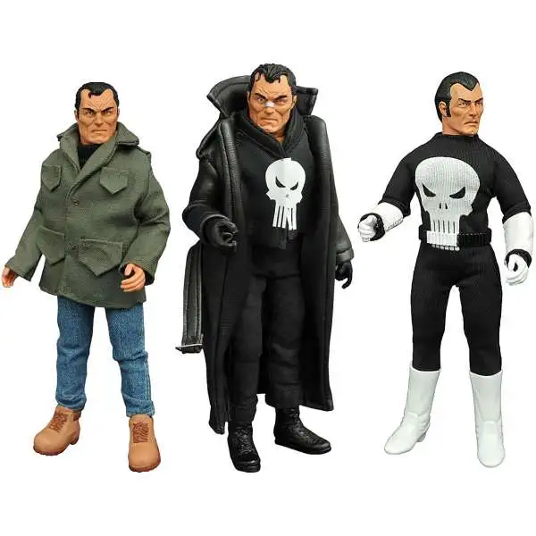 Marvel Retro Cloth Punisher Action Figure Gift Set 3-Pack