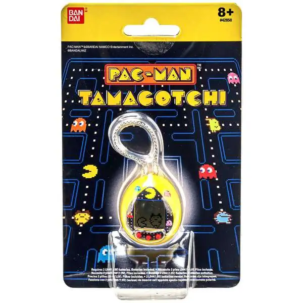 Tamagotchi x Pacman 1.5-Inch Virtual Pet Toy [Yellow, No Case]