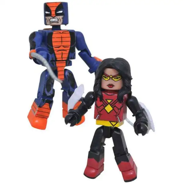 Marvel Series 80 Spider-Woman / Constrictor Minifigure 2-Pack