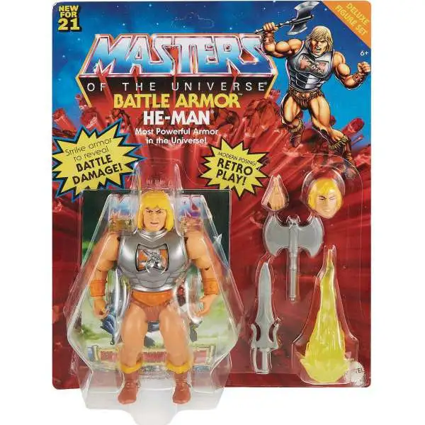 Masters of the Universe Origins Battle Armor He-Man Deluxe Action Figure