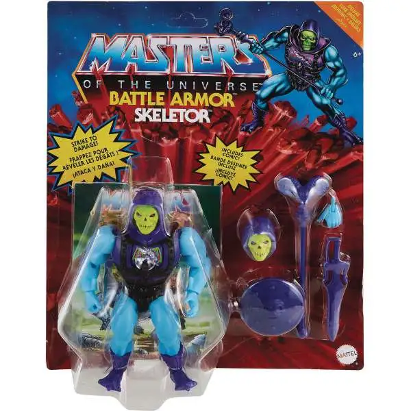 Masters of the Universe Origins Battle Armor Skeletor Deluxe Action Figure