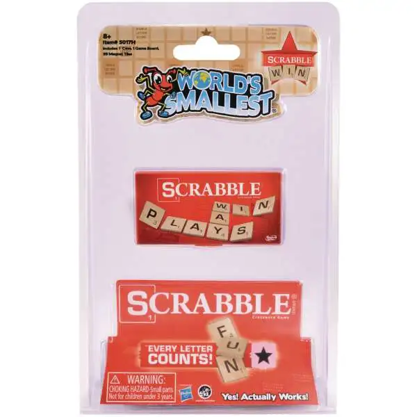 World's Smallest Scrabble Game